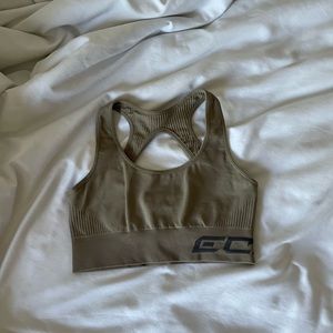 Brown/tan ECHT sports bra